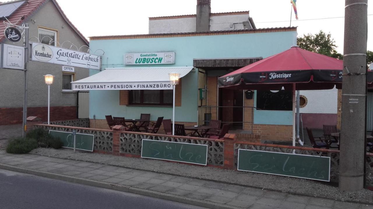 Restaurant Pension Lubusch Gahro Ngoại thất bức ảnh