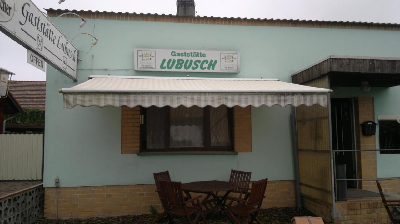 Restaurant Pension Lubusch Gahro Ngoại thất bức ảnh